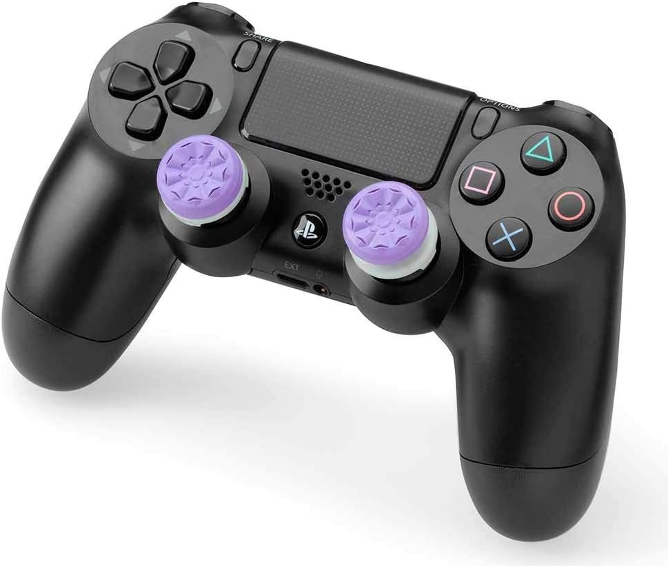 KontrolFreek FPS Freek Galaxy Purple voor PlayStation 4 (PS4) en PlayStation 5 (PS5) | Performance Thumbsticks | 1 High-Rise, 1 Mid-Rise | Paars